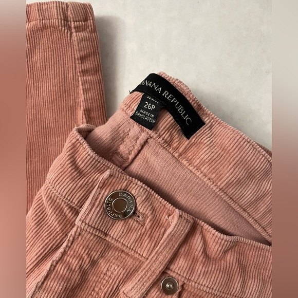 Banana Republic skinny pink corduroys 26P - Picture 4 of 5